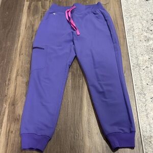 Figs High Waisted Zamora Joggers in Amesthyst